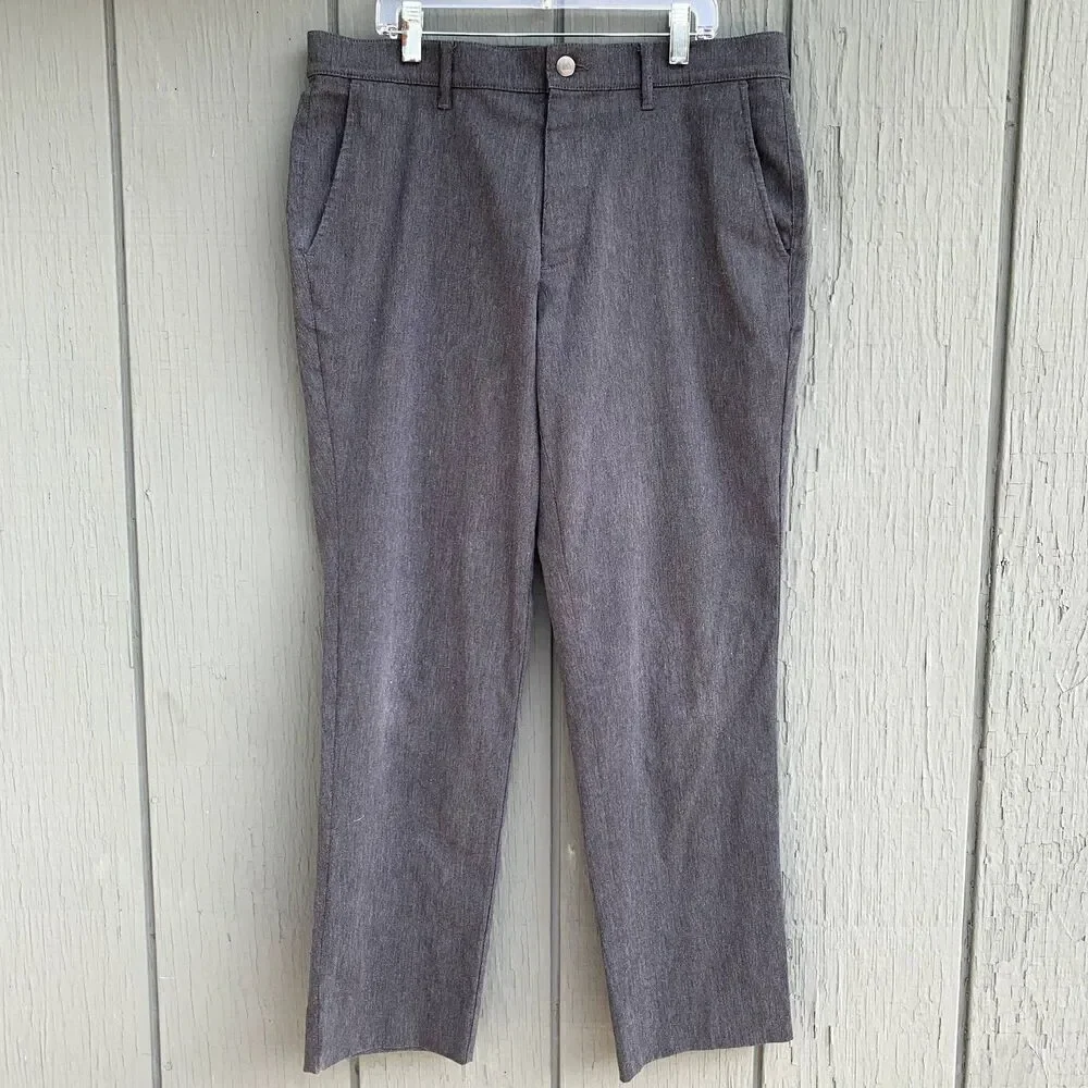 Mizzen and Main Men's Gray Chino Dress Pants Size 32 x 28